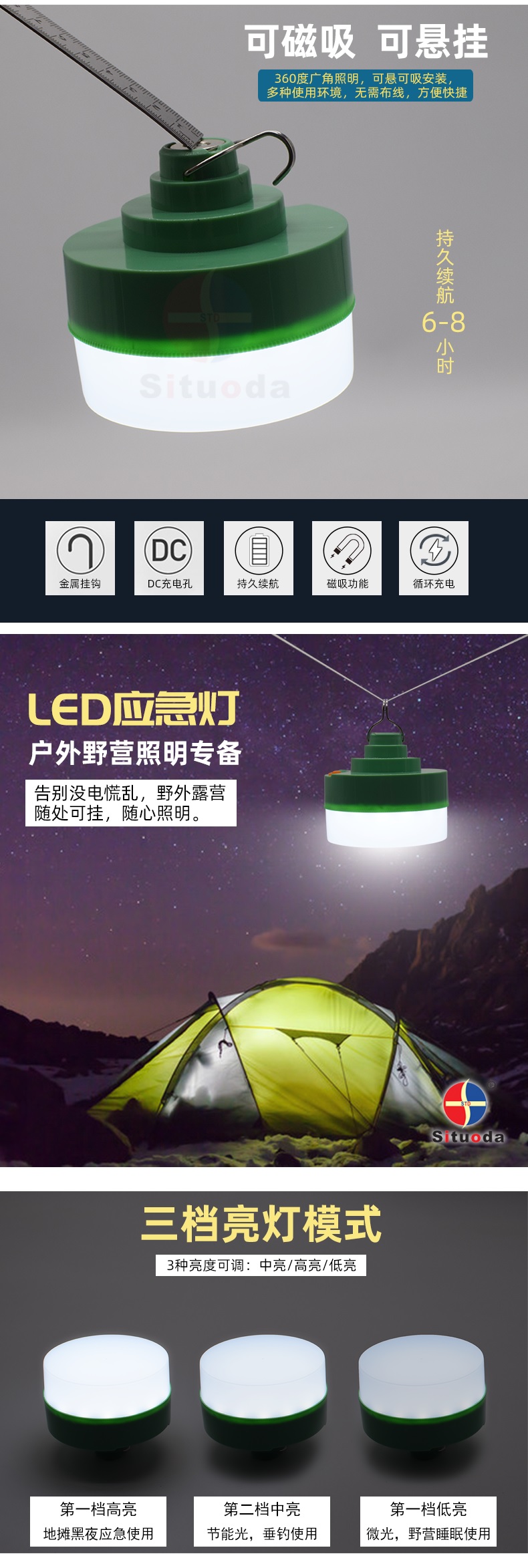 LED應急球泡燈/地攤燈