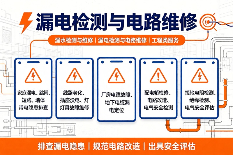 漏电检测与电路维修