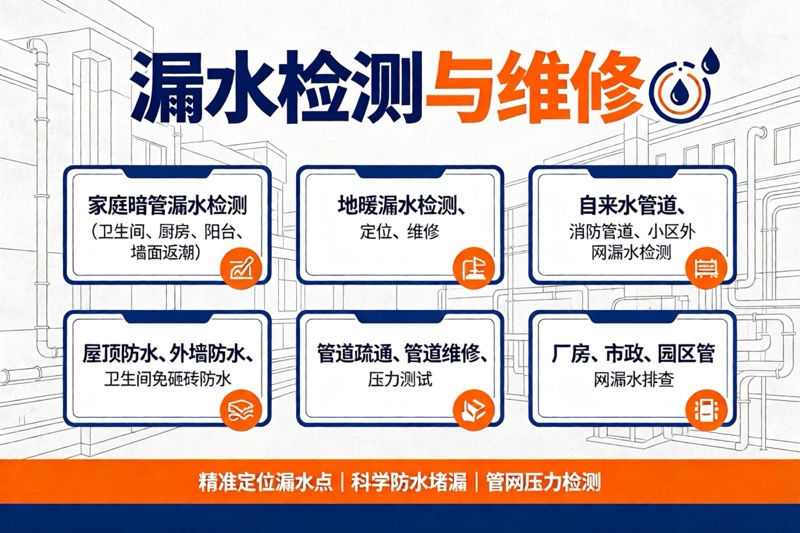 漏水检测与维修
